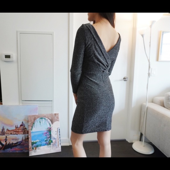 Le Château | Long sleeve Mid-dress | Business casual | Shimmering - Picture 3 of 4